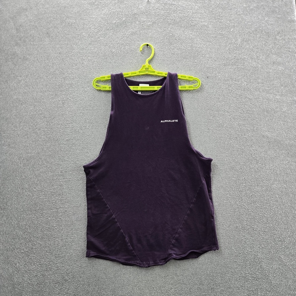 Alphalete Women Tank Top S Purple Activewear Crew Neck Pullover Performance Fit